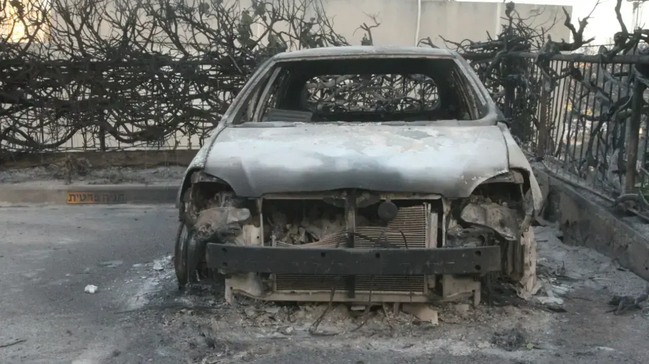 זירת שריפה בחיפה , 25 בנובמבר 2016 זירת שריפה בחיפה , 25 בנובמבר 2016