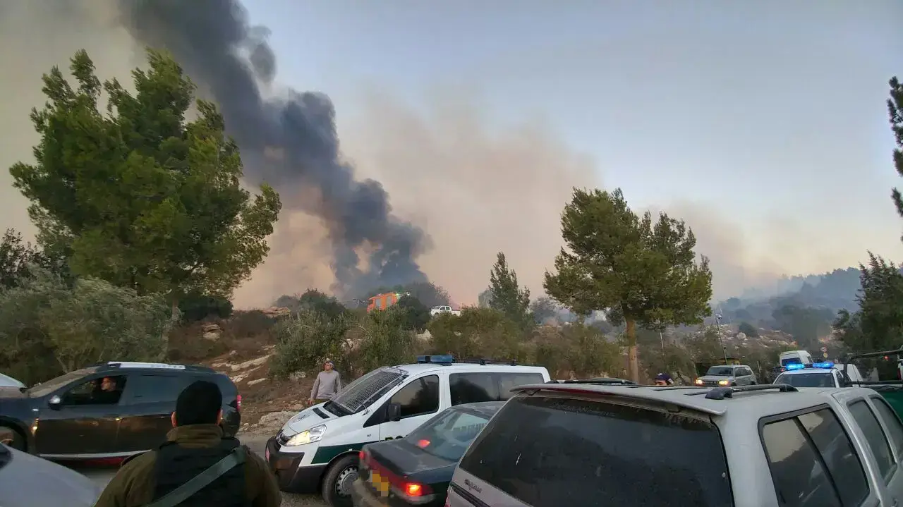 שריפה בנטף, 25 בנובמבר 2016 שריפה בנטף, 25 בנובמבר 2016