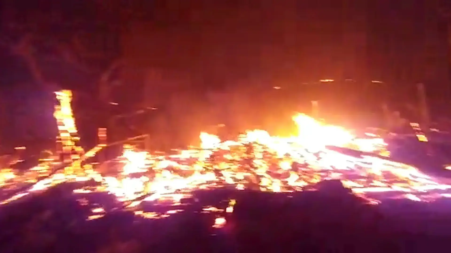 מסעדת המטבח של רמה שנשרפה כליל ביישוב נטף 