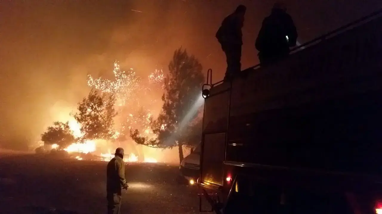 שריפה בנטף. נובמבר 2016 שריפה בנטף. נובמבר 2016