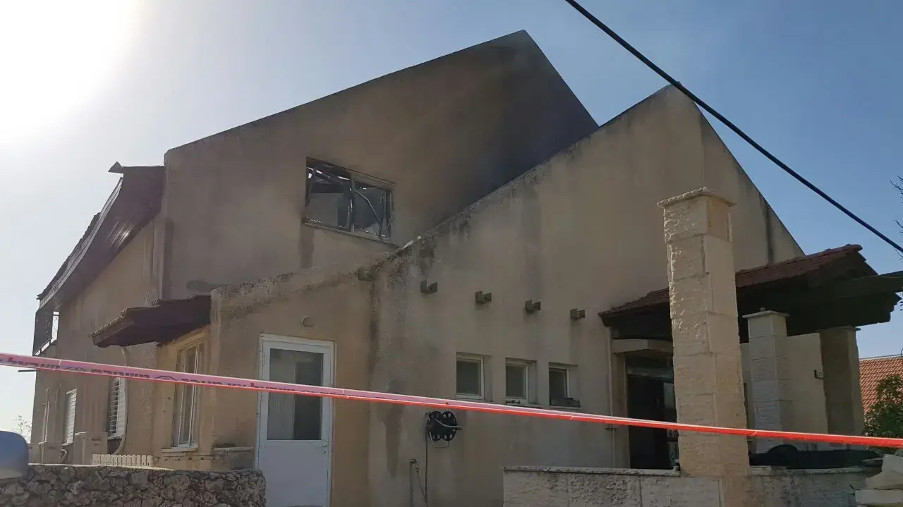 נזקי השריפה בהתנחלות חלמיש שבבנימין, 26 נובמבר 2016. נזקי השריפה בהתנחלות חלמיש שבבנימין, 26 נובמבר 2016.
