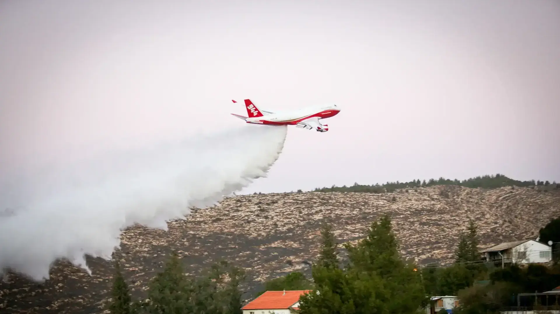 מטוס הסופרטנקר האמריקאי מעל היישוב נטף, 26 בנובמבר 2016