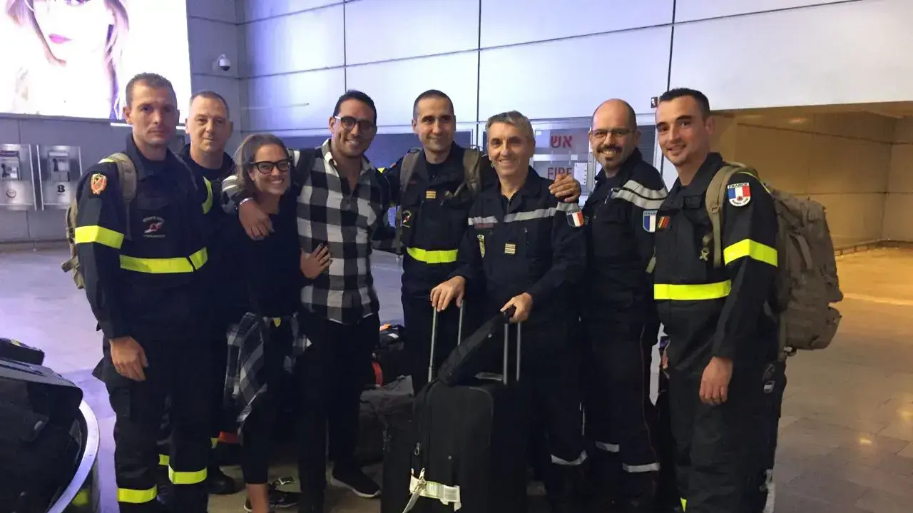 לוחמי אש מצרפת נחתו בנתב"ג, 26 בנובמבר 2016 לוחמי אש מצרפת נחתו בנתב"ג, 26 בנובמבר 2016