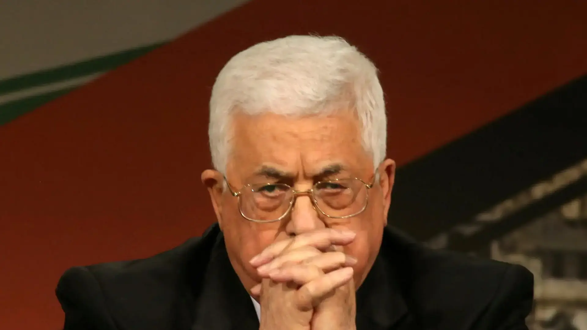 אבו מאזן, יו"ר הרשות הפלסטינית, בוועידה השביעית של פתח, 30 בנובמבר 2016