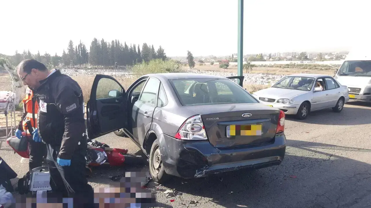 תאונת דרכים בראש העין. דצמבר 2016 תאונת דרכים בראש העין. דצמבר 2016