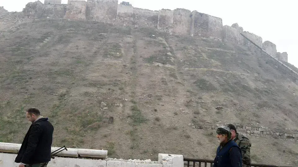 קאסם סולימאני בסיור במזרח חאלב, דצמבר 2016 קאסם סולימאני בסיור במזרח חאלב, דצמבר 2016