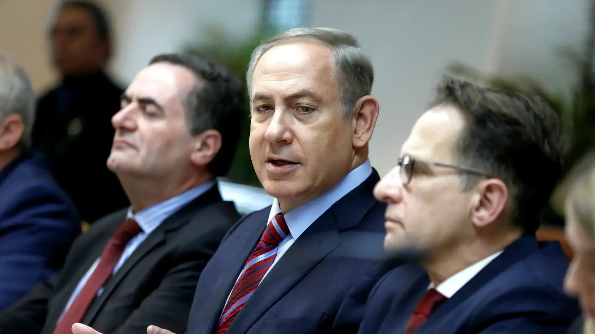 ראש הממשלה בנימין נתניהו בישיבת הממשלה הבוקר בירושלים, 18 בדצמבר 2016