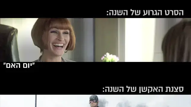 הדברים הכי טובים וגרועים בקולנוע 2016 הדברים הכי טובים וגרועים בקולנוע 2016