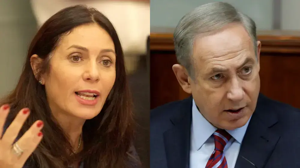 שרת התרבות והספורט מירי רגב וראש הממשלה בנימין נתניהו