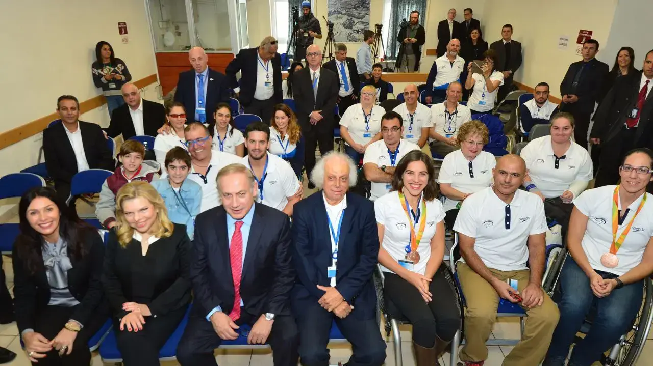 ראש הממשלה בנימין נתניהו עם המשלחת הפראלימפית, דצמבר 2016 ראש הממשלה בנימין נתניהו עם המשלחת הפראלימפית, דצמבר 2016