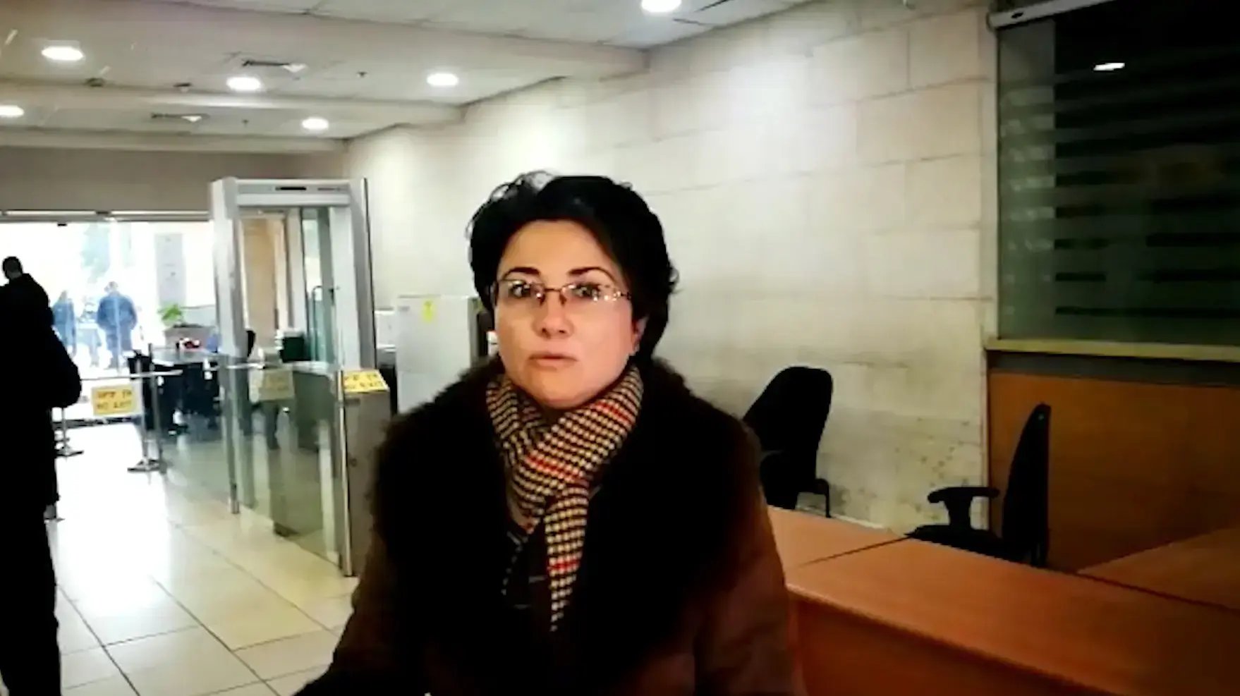 חנין זועבי בבית משפט השלום בראשון לציון 23 דצמבר 2016 חנין זועבי בבית משפט השלום בראשון לציון 23 דצמבר 2016