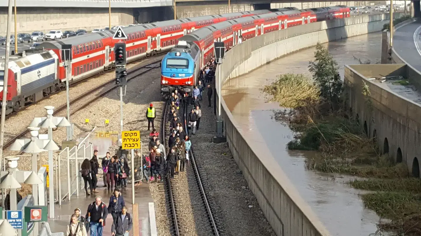 תחנת רכבת השלום תל אביב, 26 בדצמבר 2016 תחנת רכבת השלום תל אביב, 26 בדצמבר 2016
