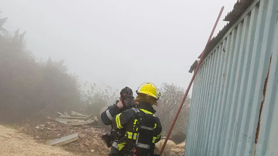 שריפה בקרוואן שמושב אמירים, 27 בדצמבר 2016 שריפה בקרוואן שמושב אמירים, 27 בדצמבר 2016