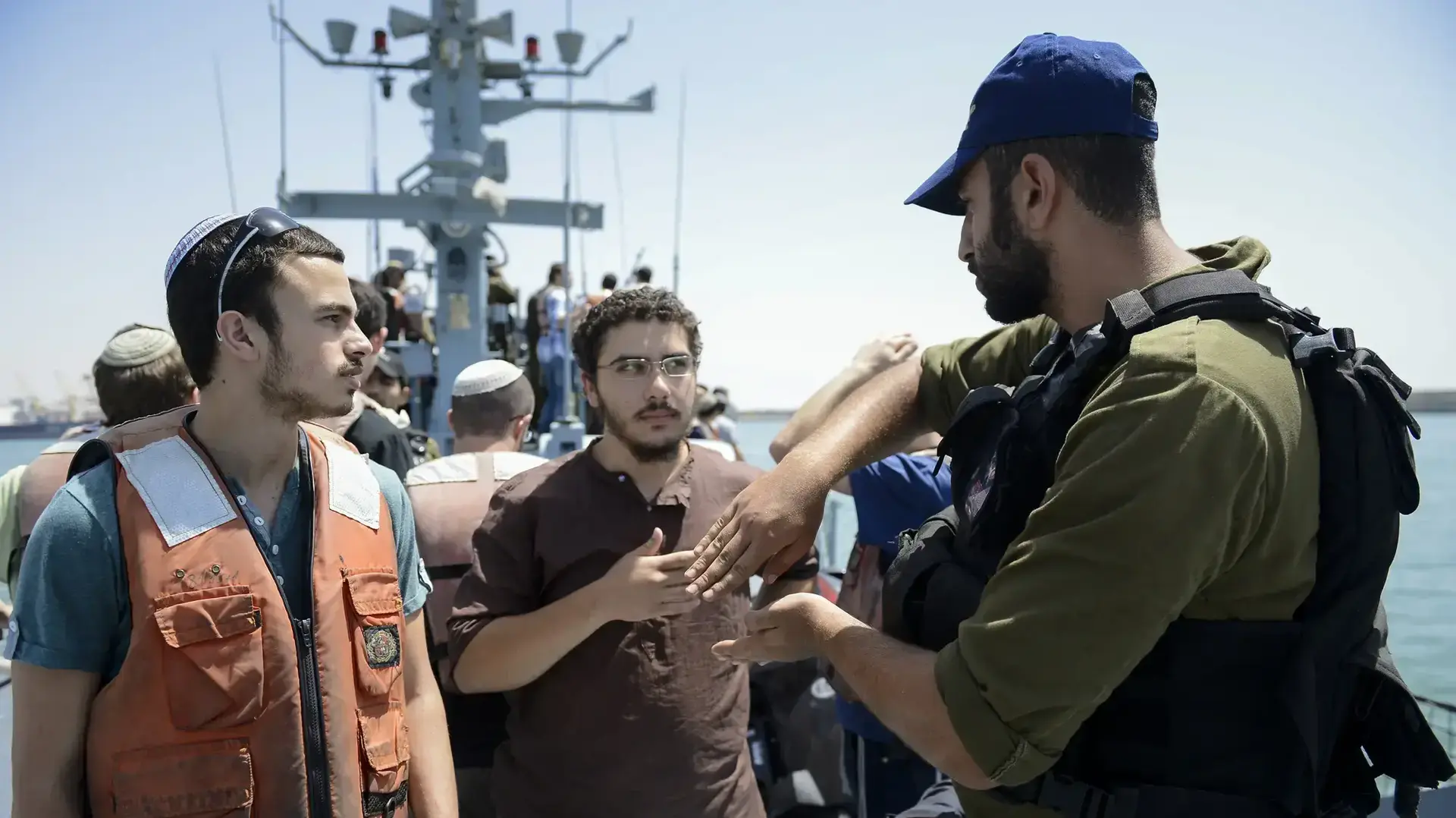 הפגישה של נערים בני ישיבות עם חיילים בפלגה 916 בחיל הים. דצמבר 2016