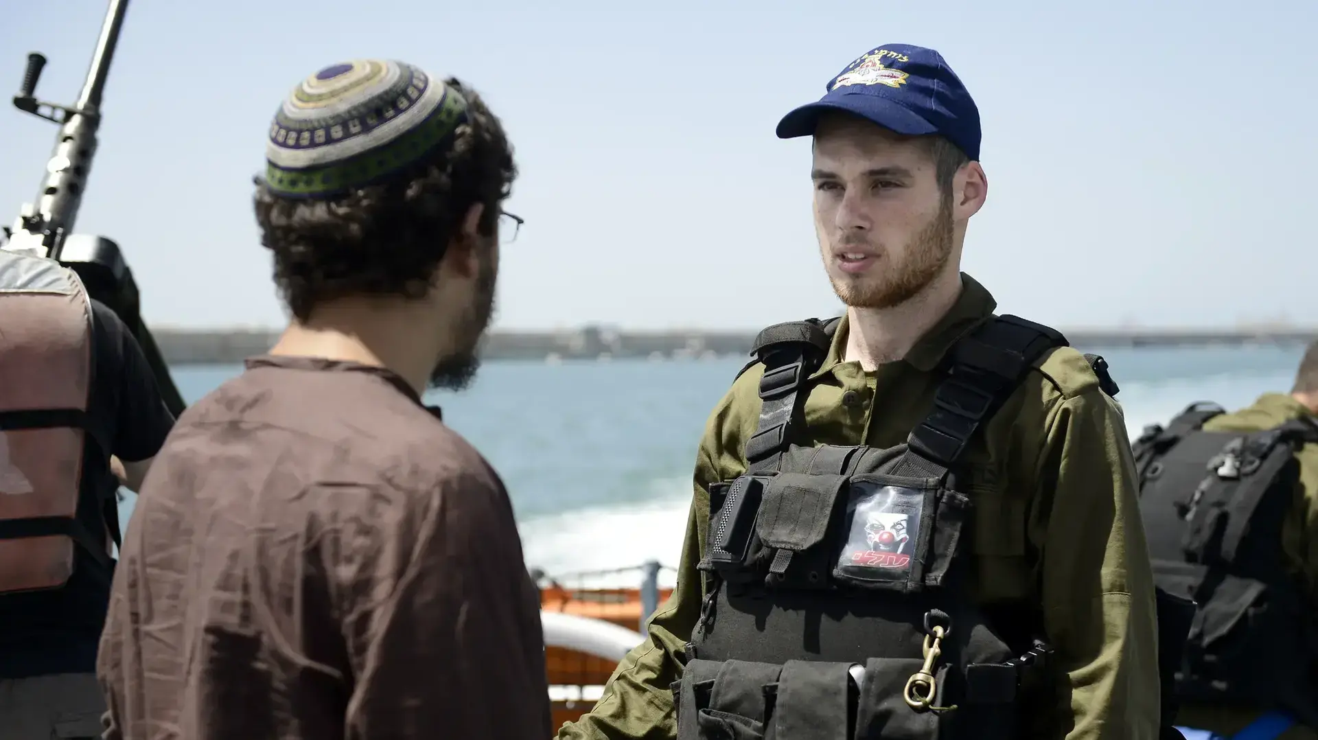 הפגישה של נערים בני ישיבות עם חיילים בפלגה 916 בחיל הים. דצמבר 2016