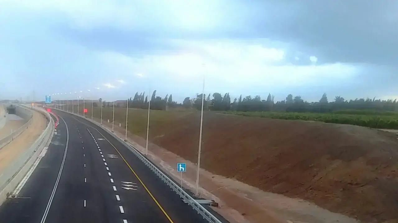 פתיחה לתנועה של קטע נוסף בכביש 531 החדש. דצמבר 2016 פתיחה לתנועה של קטע נוסף בכביש 531 החדש. דצמבר 2016