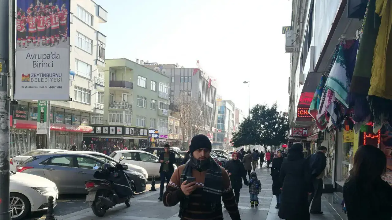 שכונת זייטנבורנו, ממנה יצא המחבל מפיגוע הירי באיסטנבול, טורקיה. ינואר 2017 שכונת זייטנבורנו, ממנה יצא המחבל מפיגוע הירי באיסטנבול, טורקיה. ינואר 2017