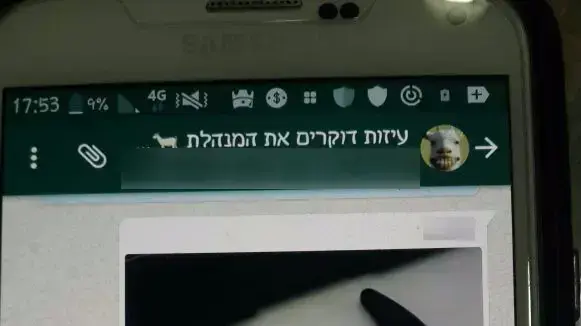 פרסומים שהופצו בקבוצת וואטסאפ בשם "לדקור את המנהלת", בי"ס בבקעת אונו. ינואר 2017 פרסומים שהופצו בקבוצת וואטסאפ בשם "לדקור את המנהלת", בי"ס בבקעת אונו. ינואר 2017