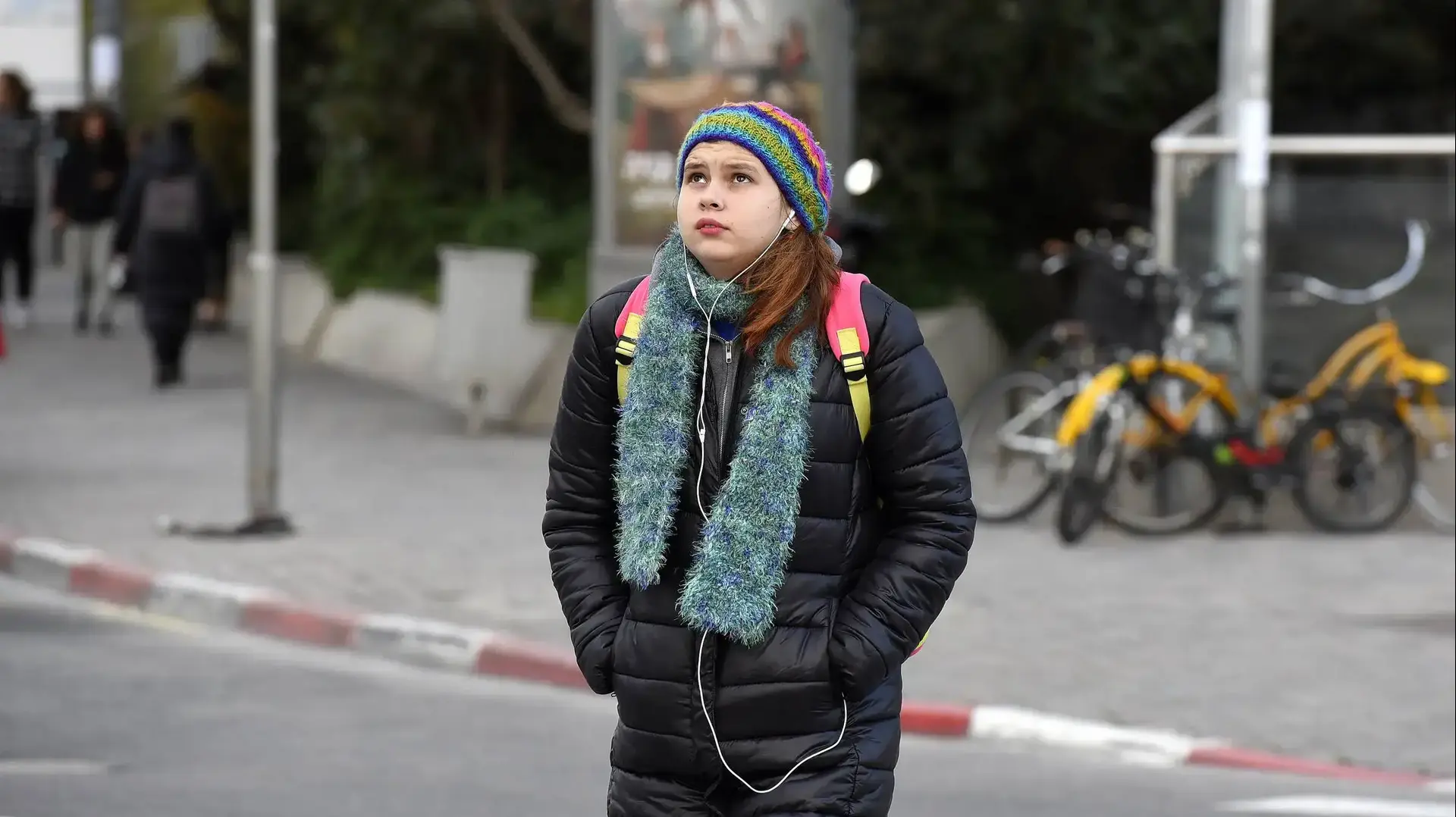 מזג אוויר חורפי, תל אביב. ינואר 2017 מזג אוויר חורפי, תל אביב. ינואר 2017