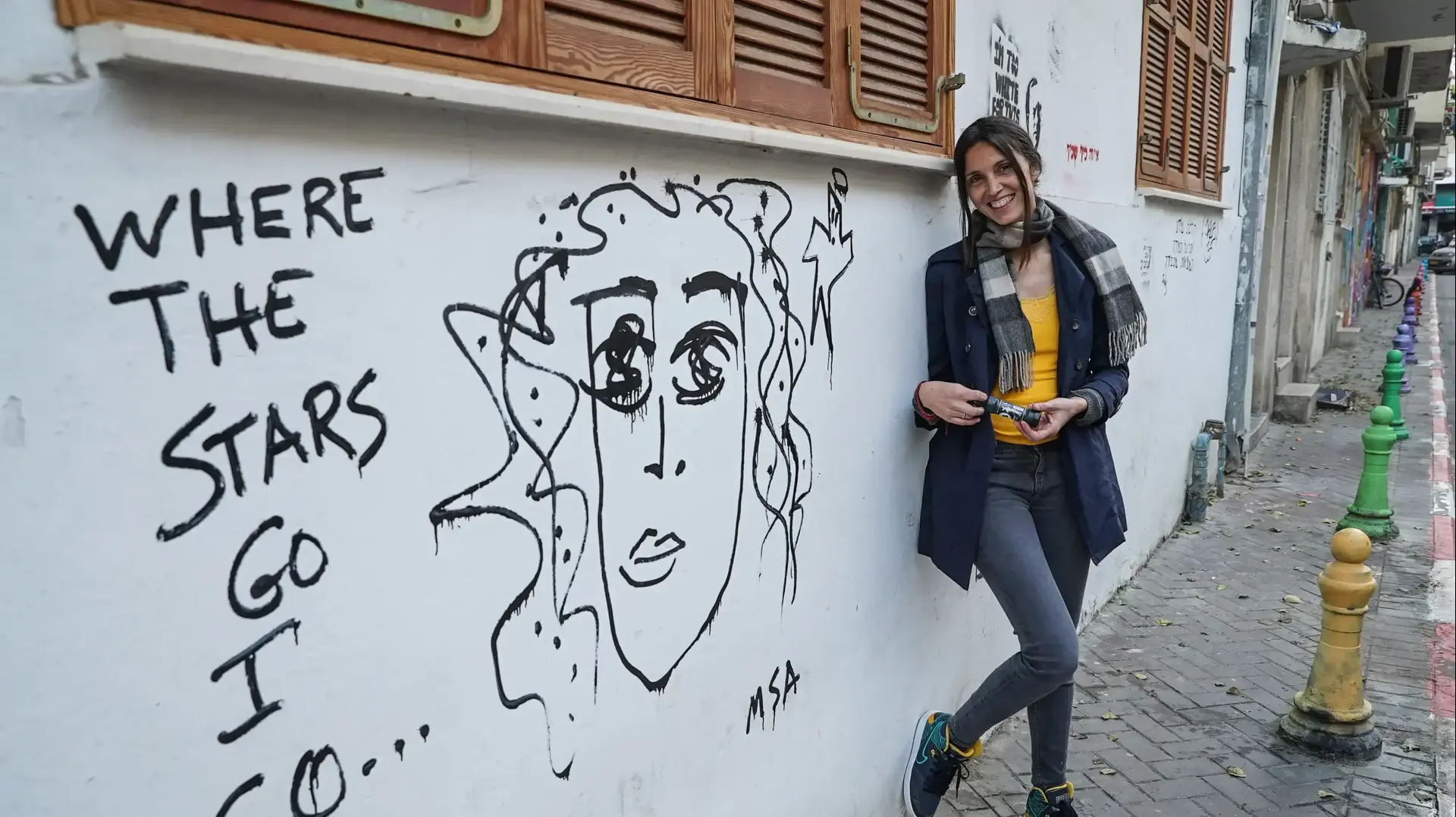 מיוריאל כהן אמנית רחוב מיוריאל כהן אמנית רחוב