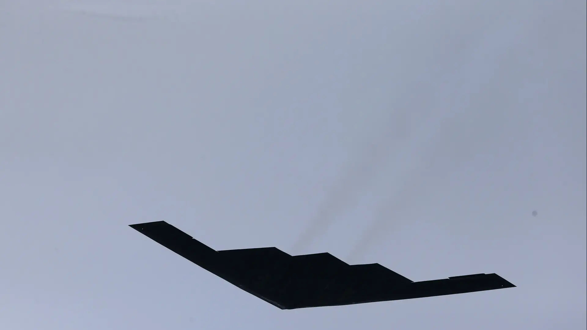 מפציץ אמריקני מדגם B-2 בשמי מיזורי, ארצות הברית, ינואר 2017
