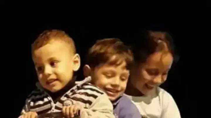 שלושת ילדי משפחת ג'אבר שנספו בשריפה בעין נקובא, 21 בינואר 2017