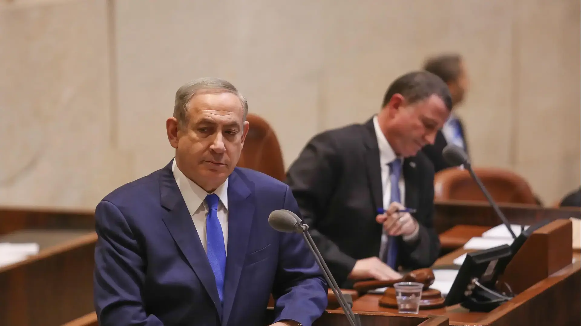 ראש הממשלה בנימין נתניהו במליאת הכנסת, 25 בינואר 2017