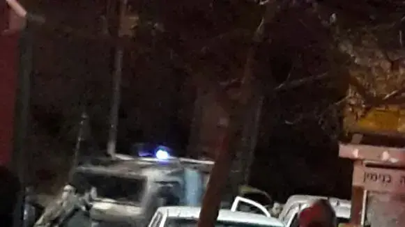 תחנת הסעה ליד תחנת הדלק בכניסה למעלה מכמש, 25 בינואר 2017 תחנת הסעה ליד תחנת הדלק בכניסה למעלה מכמש, 25 בינואר 2017