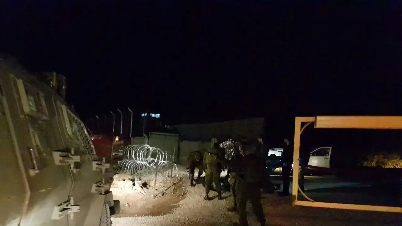 זירת פיגוע הירי באזור עבוד שבבנימין, ינואר 2017 זירת פיגוע הירי באזור עבוד שבבנימין, ינואר 2017