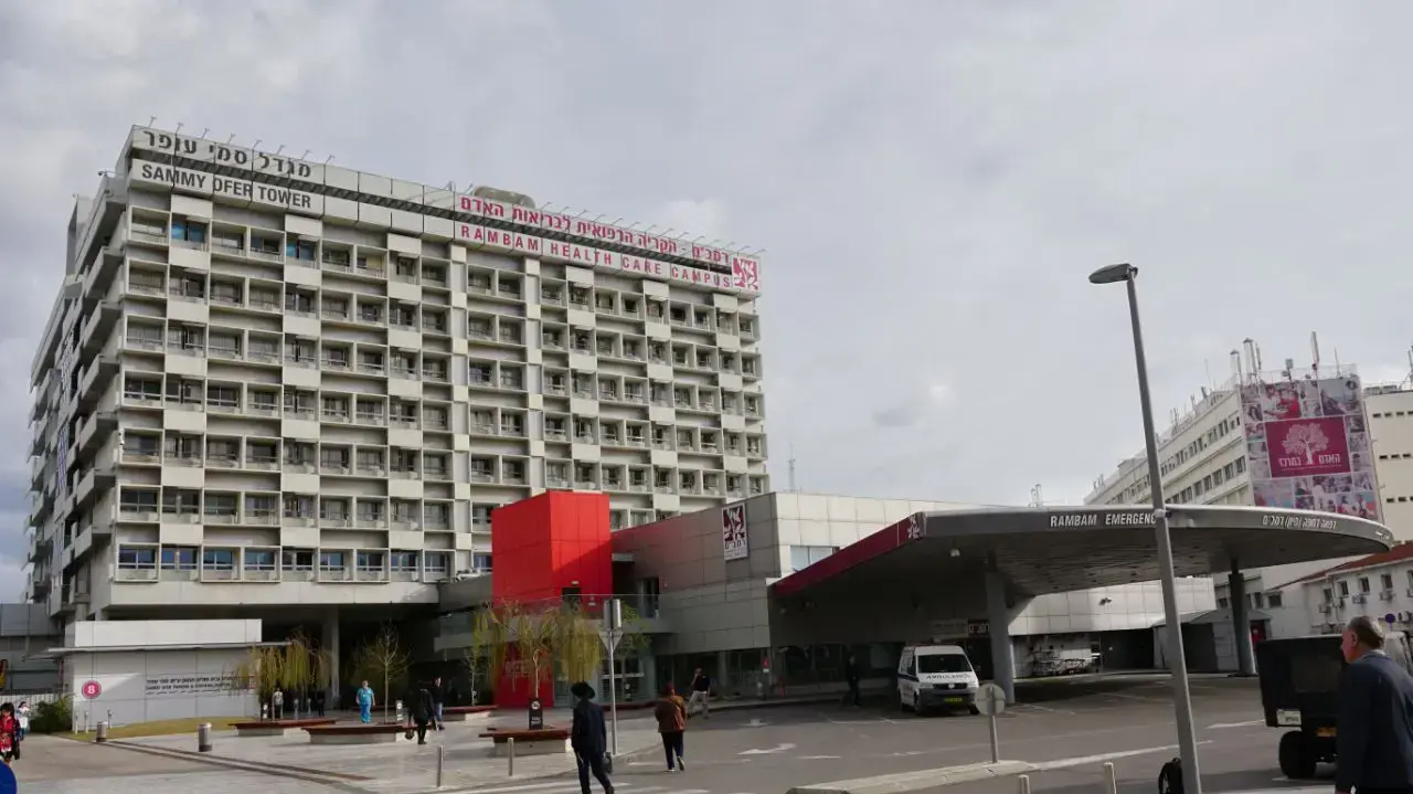 בית החולים רמב"ם הבוקר לאחר שחייל נפצע בג'נין , 26 בינואר 2017 בית החולים רמב"ם הבוקר לאחר שחייל נפצע בג'נין , 26 בינואר 2017