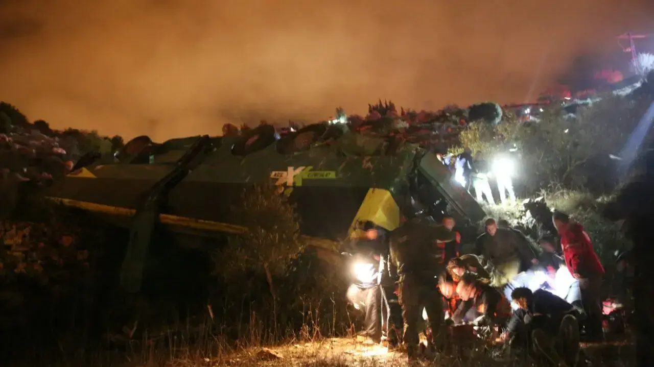 נפגעים בהידרדרות אוטובוס לתהום בבנימין, 27 בינואר 2017 נפגעים בהידרדרות אוטובוס לתהום בבנימין, 27 בינואר 2017