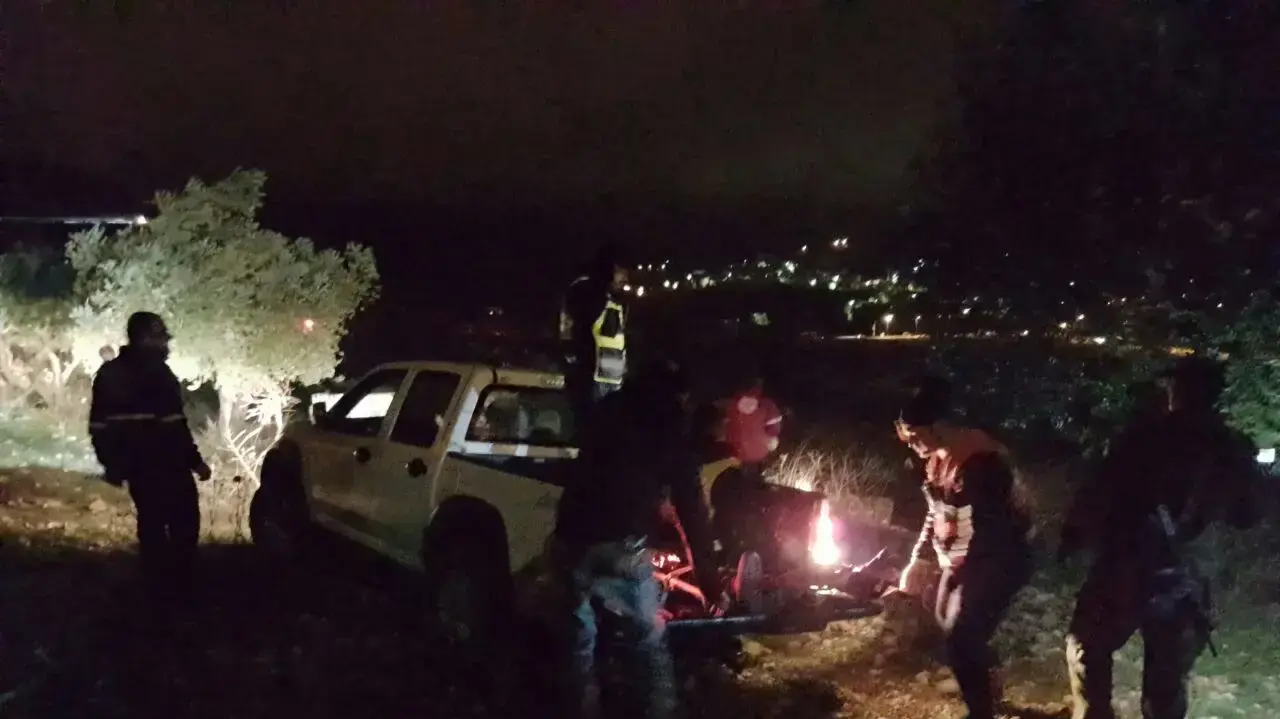 חילוץ הפצועים בהידרדרות האוטובוס לתהום במעלה לבונה, 27 בינואר 2017 חילוץ הפצועים בהידרדרות האוטובוס לתהום במעלה לבונה, 27 בינואר 2017