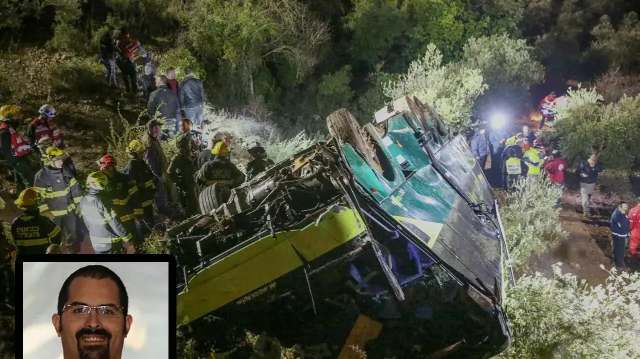 אבישי קרואני מאריאל, נהג אוטובוס שנהרג בהידרדרות רכבו לתהום בבנימין, ינואר 2017