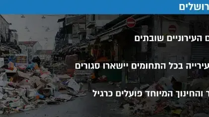 השביתה בירושלים השביתה בירושלים
