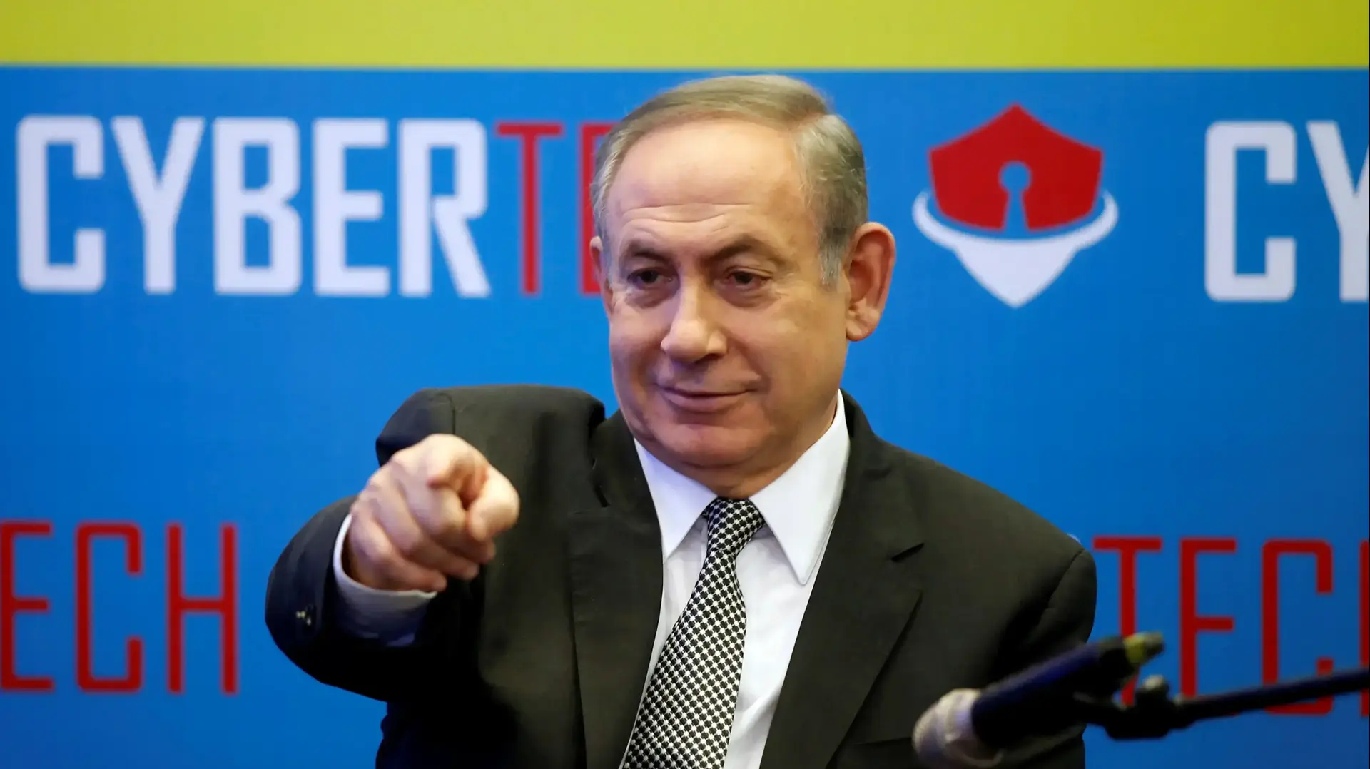 ראש הממשלה בנימין נתניהו בכנס סייבר-טק בגני התערוכה בתל אביב, 31 בינואר 2017 ראש הממשלה בנימין נתניהו בכנס סייבר-טק בגני התערוכה בתל אביב, 31 בינואר 2017