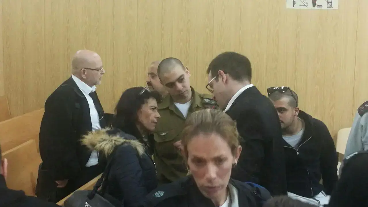 אלאור אזריה בדיון הטיעונים לעונש אלאור אזריה בדיון הטיעונים לעונש