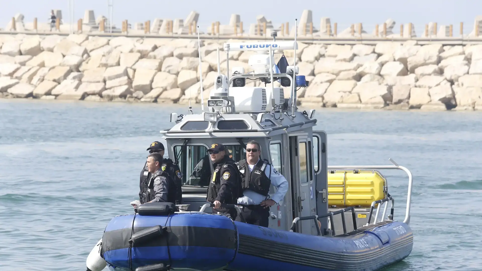 סירת משטרה חדשה במערך הימי של משטרת ישראל. מרינה הרצליה 9 בפברואר 2017 סירת משטרה חדשה במערך הימי של משטרת ישראל. מרינה הרצליה 9 בפברואר 2017
