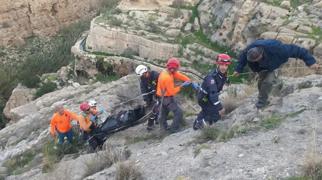 גופת גבר נמצאה בשמורת עין מבוע שבוואדי קלט, באזור ירושלים, 10 בפברואר 2017 גופת גבר נמצאה בשמורת עין מבוע שבוואדי קלט, באזור ירושלים, 10 בפברואר 2017
