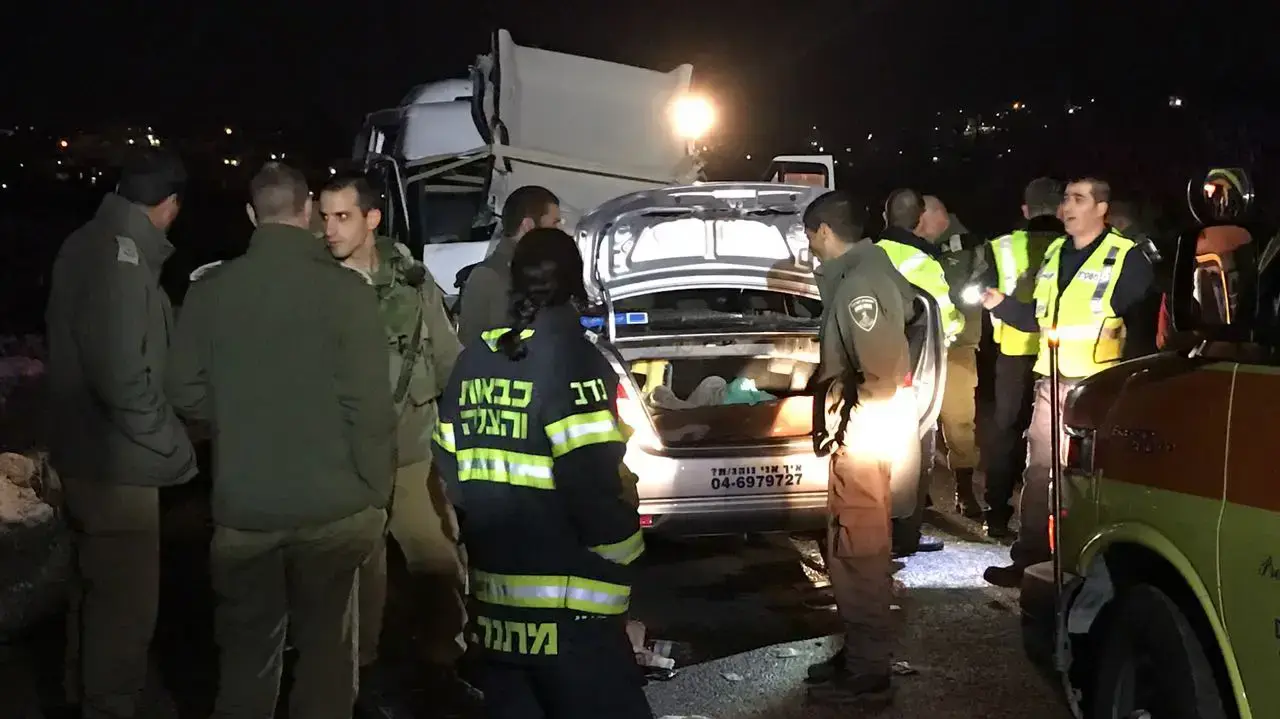 תאונת דרכים בין רכב פרטי לרכב צבאי, כביש 89. 12 בפברואר 2017 תאונת דרכים בין רכב פרטי לרכב צבאי, כביש 89. 12 בפברואר 2017