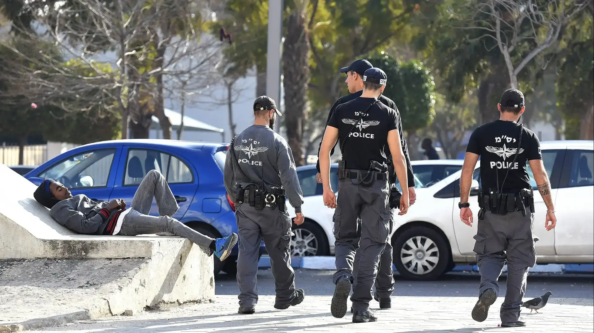 לוחמי יס"מ בסיור באזור התחנה המרכזית בתל אביב, 9 בפברואר 2017 לוחמי יס"מ בסיור באזור התחנה המרכזית בתל אביב, 9 בפברואר 2017