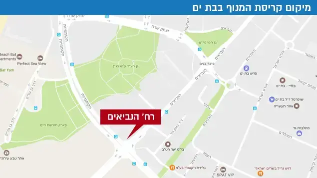 מקום קריסת המנוף בבת ים מקום קריסת המנוף בבת ים
