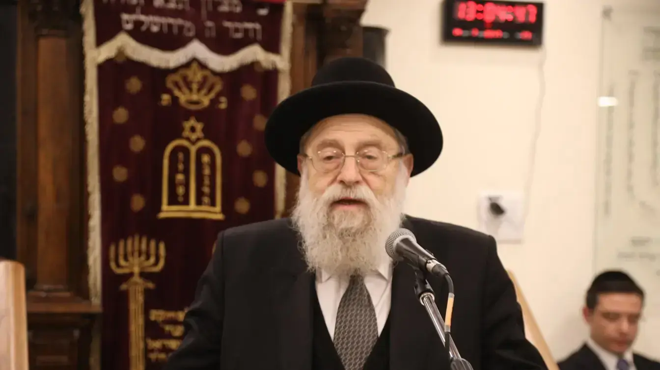 תפילה חגיגית בבית הכנסת בהשתתפות יו"ר הכנסת והרב הראשי לירושלים. 14 בפברואר 2017