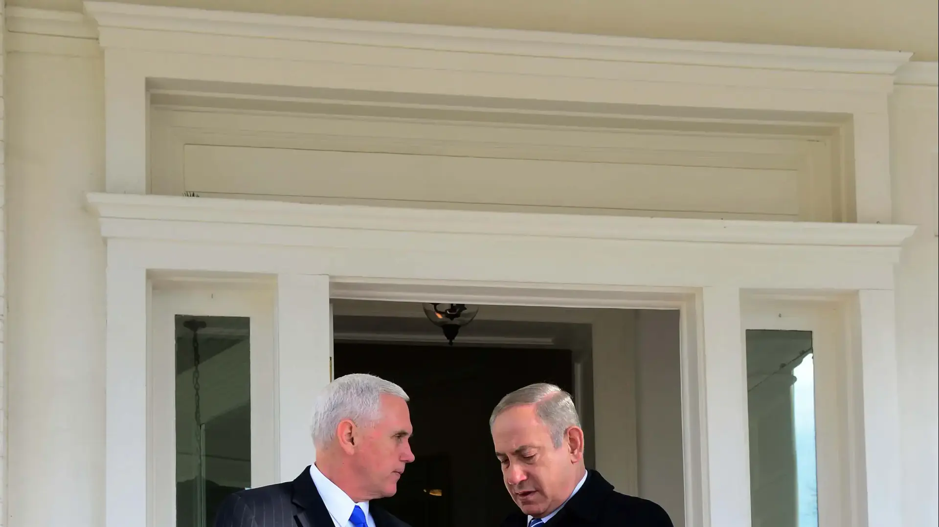 ראש הממשלה בנימין נתניהו נפגש עם סגן נשיא ארה"ב מייק פנס, וושינגטון, ארה"ב. פברואר 2017 ראש הממשלה בנימין נתניהו נפגש עם סגן נשיא ארה"ב מייק פנס, וושינגטון, ארה"ב. פברואר 2017