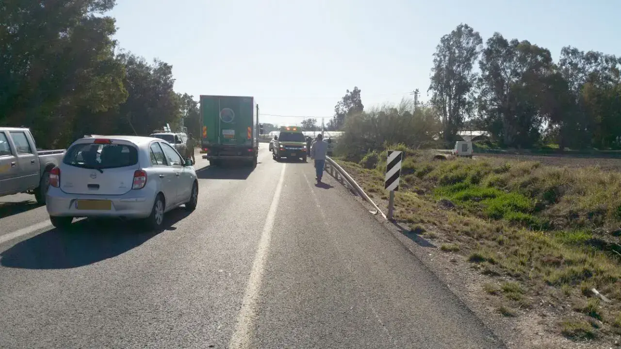 תאונת דרכים בסמוך לקיבוץ עין שמר, פברואר 2017