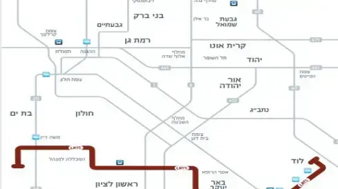 הקו החום של הרכבת הקלה הקו החום של הרכבת הקלה