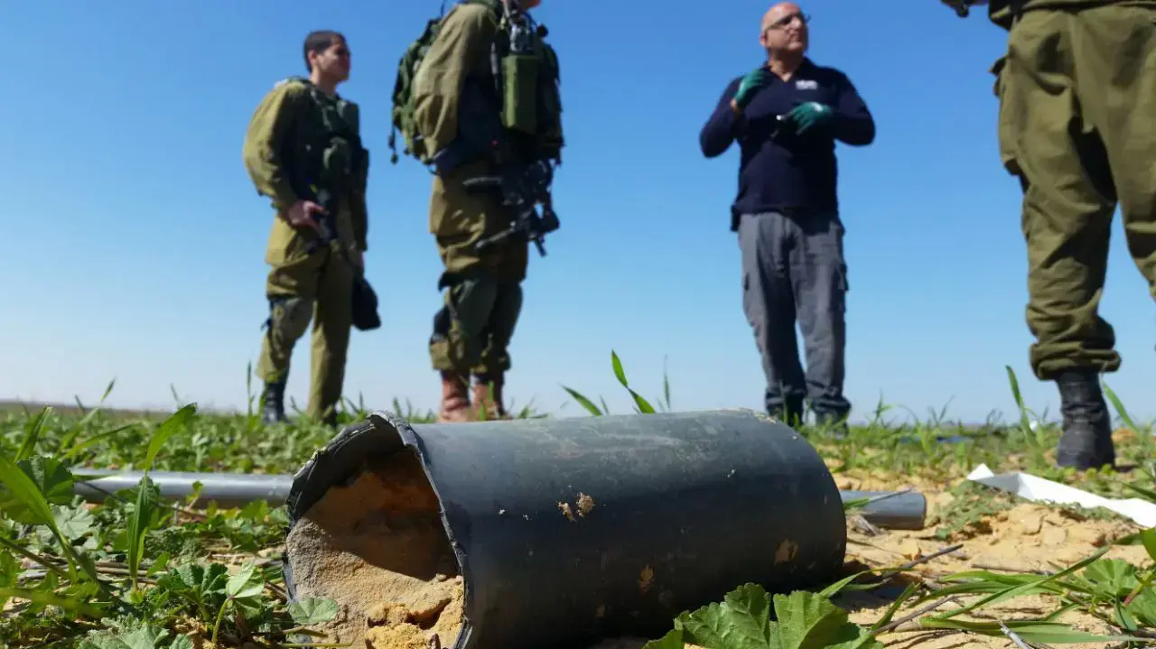 רקטות נורו לעבר ישראל מחצי האי סיני והתפוצצו בשטח פתוח, מועצה אזורית אשכול, עוטף עזה. פברואר 2017