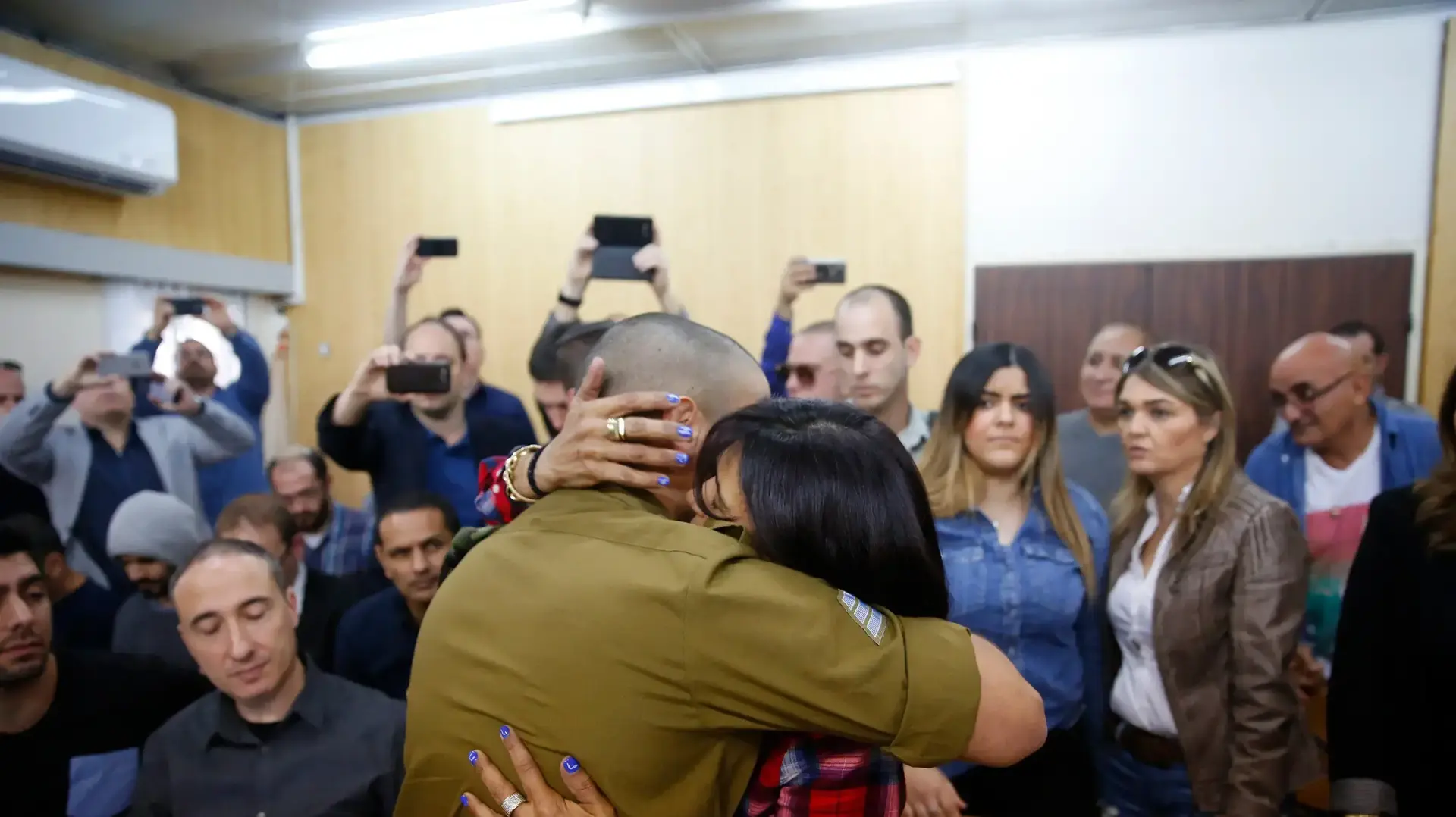 הקראת גזר דינו של החייל אלאור אזריה בקריה, 21 בפברואר 2017 הקראת גזר דינו של החייל אלאור אזריה בקריה, 21 בפברואר 2017