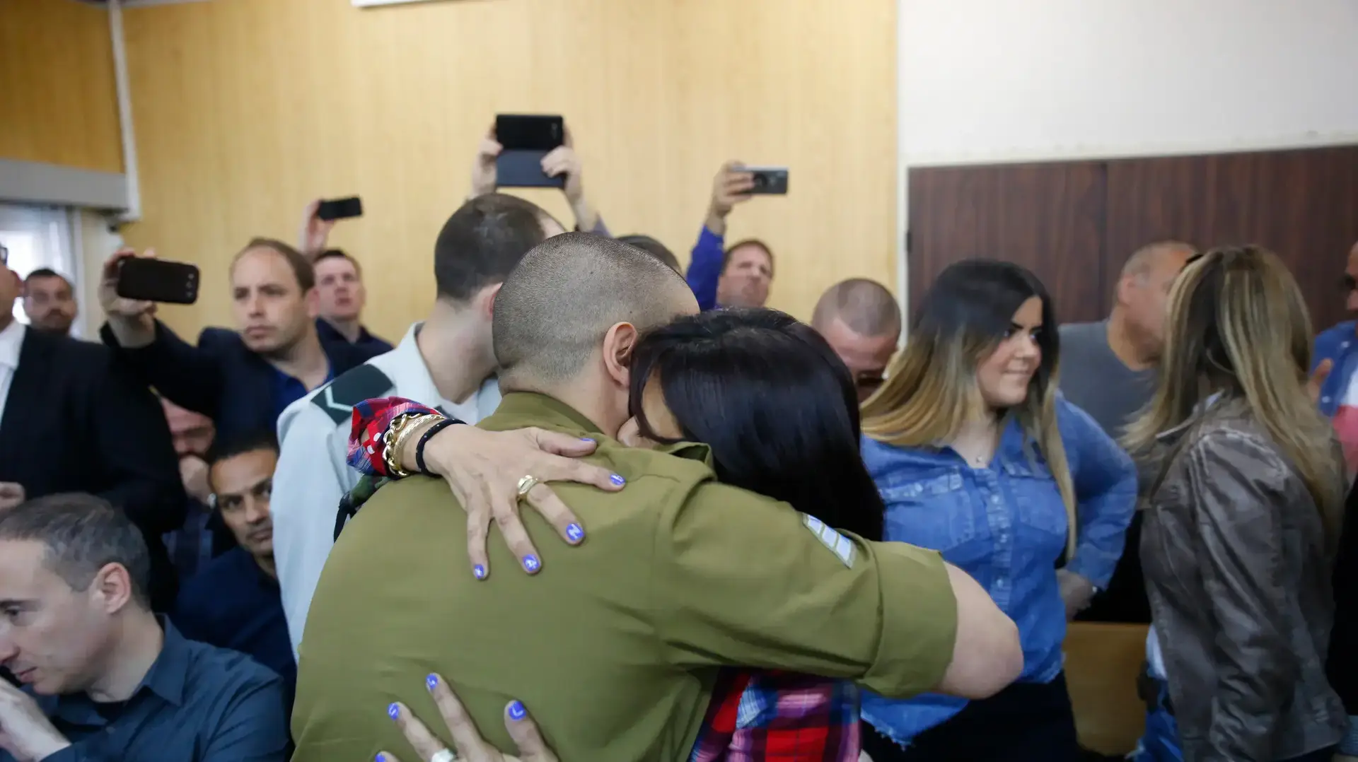 הקראת גזר דינו של החייל אלאור אזריה בקריה, 21 בפברואר 2017 הקראת גזר דינו של החייל אלאור אזריה בקריה, 21 בפברואר 2017