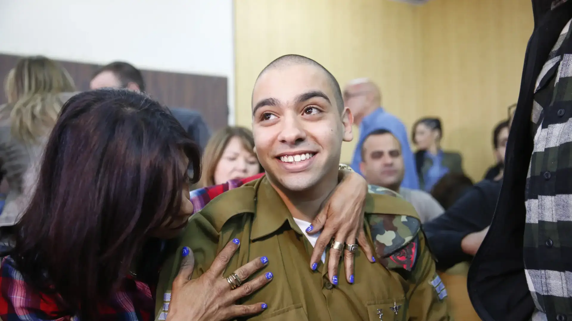 הקראת גזר דינו של החייל אלאור אזריה בקריה, 21 בפברואר 2017