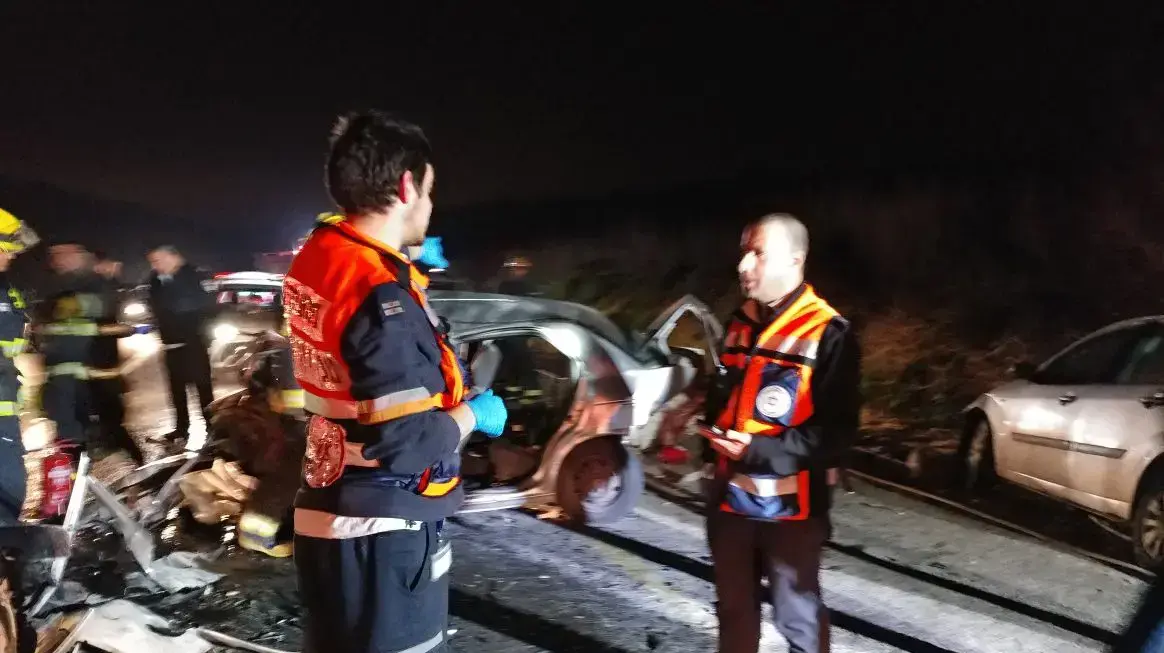 תאונות דרכים קשה בכביש 79 באזור נצרת, פברואר 2017